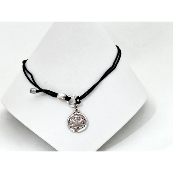 Alex & Ani Maple Leaf Pull Cord Bracelet - Picture 2 of 6